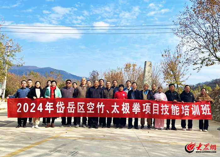 猫先生2024年岱岳区空竹、太极拳项目技能培训班举办(图2)